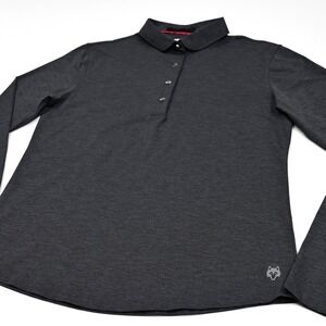 GREYSON Women's Medium Golf Polo Shirt Scarlett L/S Pullover Preppy Performance
